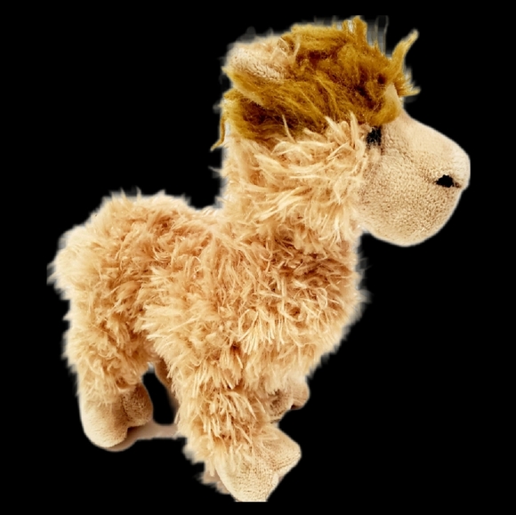 Ganz Webkinz Tan Plush Fur Alpaca Stuffed Toy - Picture 4 of 13
